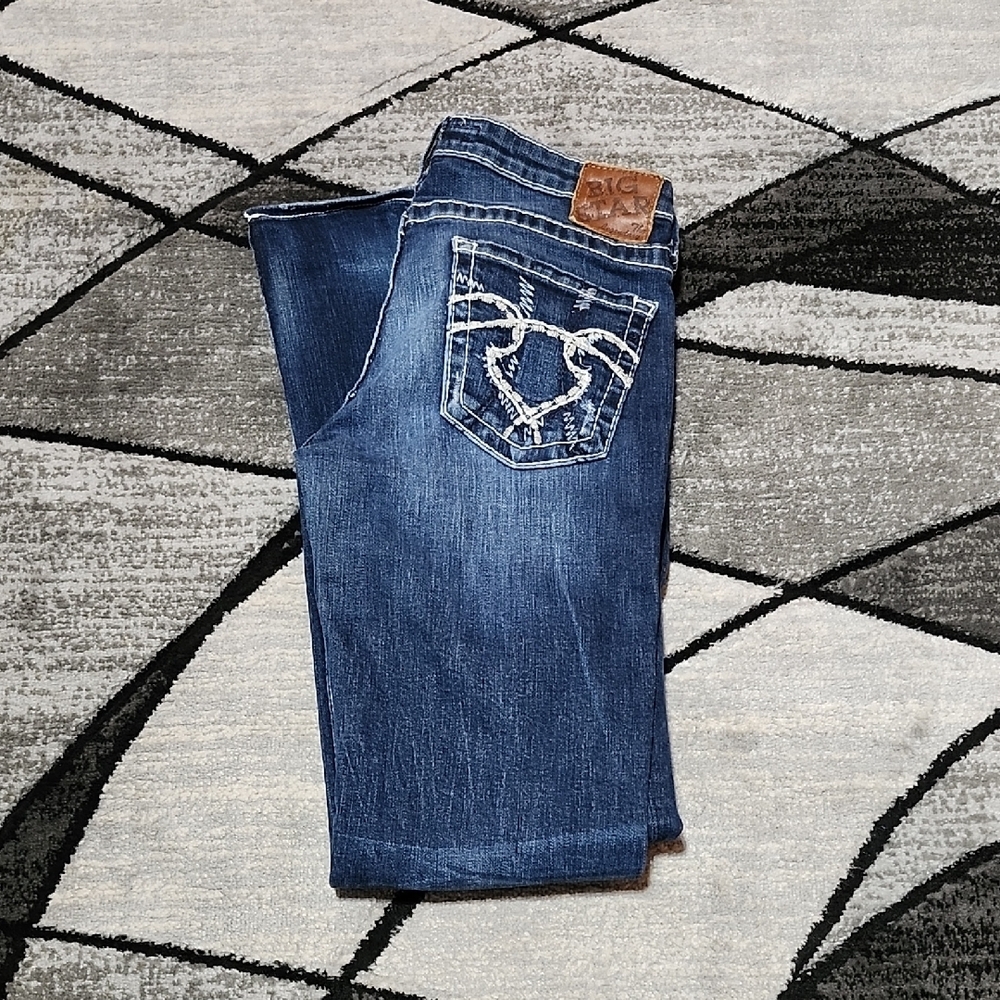 BIG STAR SWEET BOOT EMBROIDERED DENIM JEAN